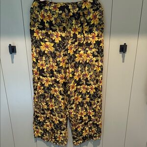 Free people Floral Elegance Wide Leg Women's Pants Sz 10